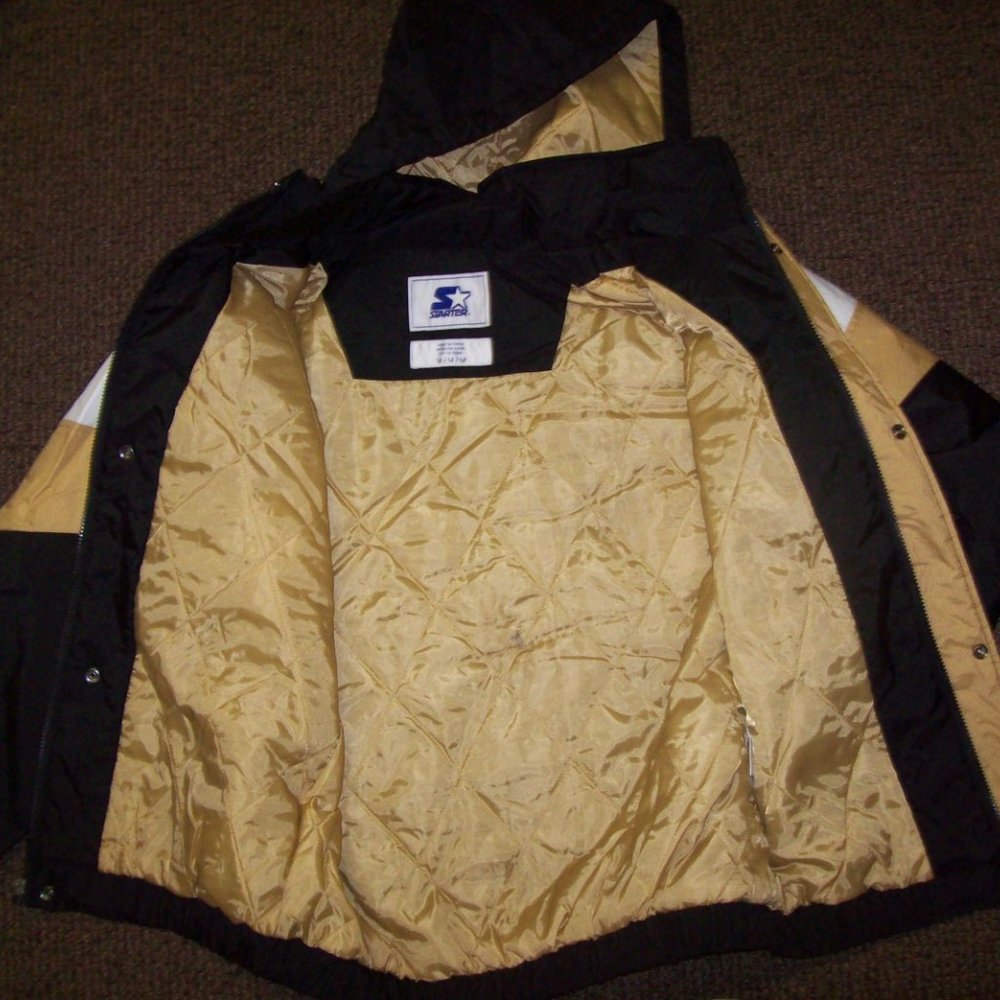NEW ORLEANS SAINTS STARTER NFL Hooded Jacket - Picture 11 of 13